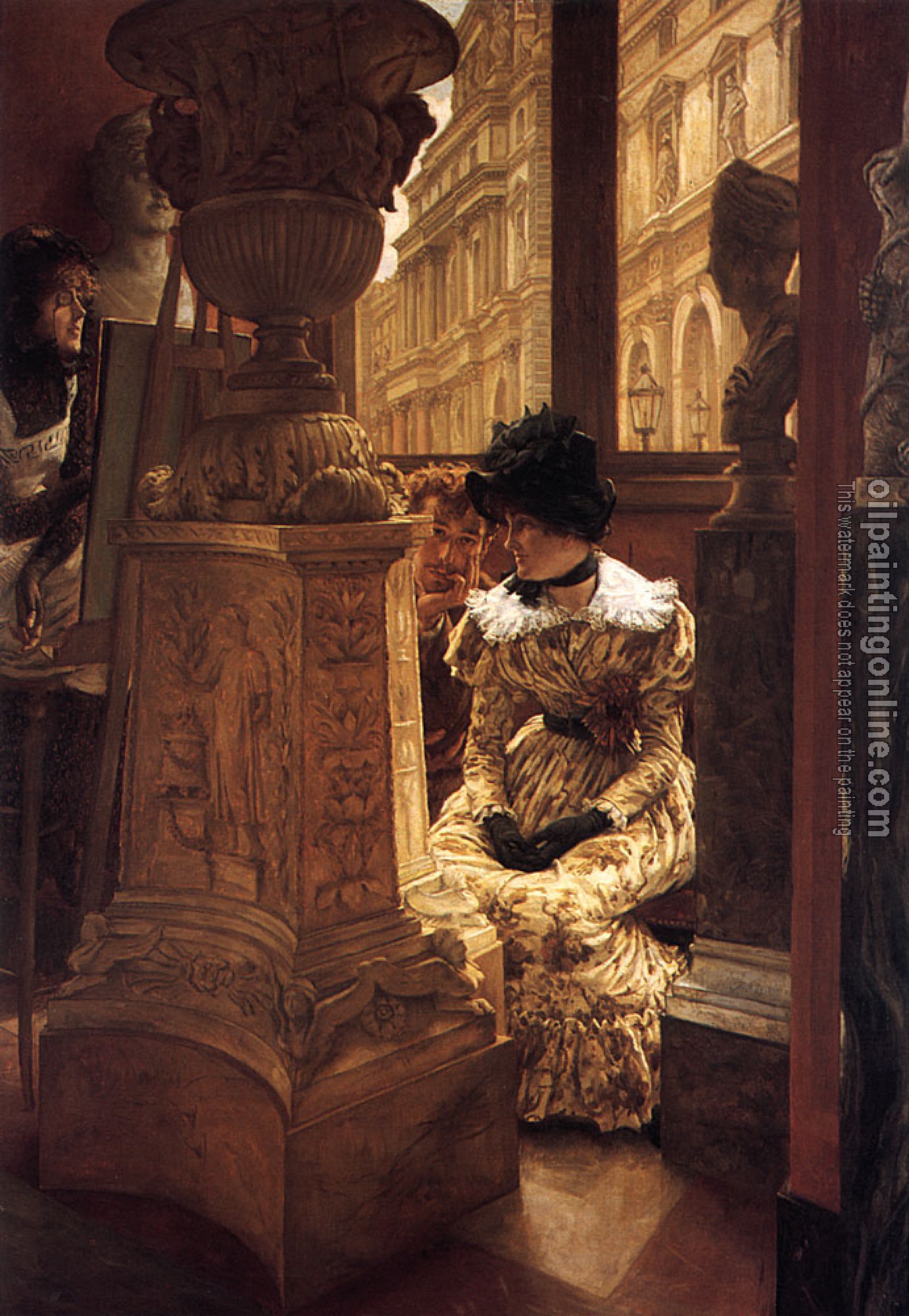 Tissot, James - In the Louvre